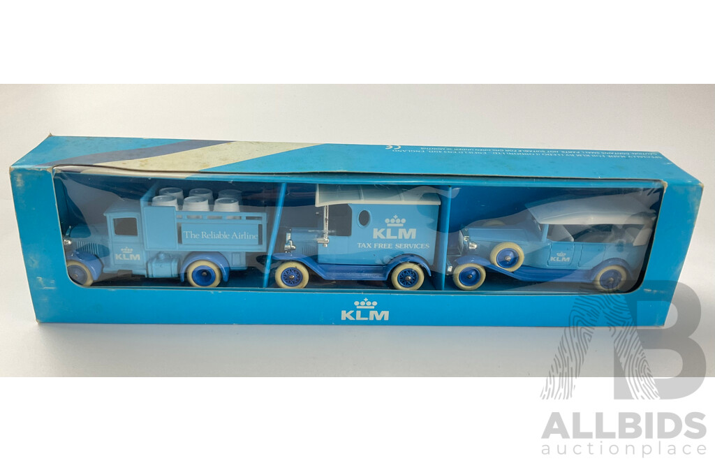 Diecast Matchbox, Maisto and KLM Company and Racing Trucks and Vehicles