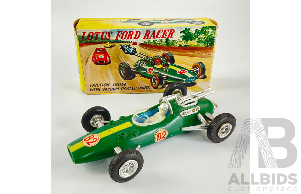 Vintage Lotus Ford Racer, Jim Clark with Original Box