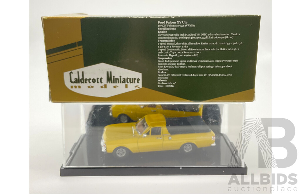 Caldecott Miniature Models Diecast Ford Falcon XY Ute