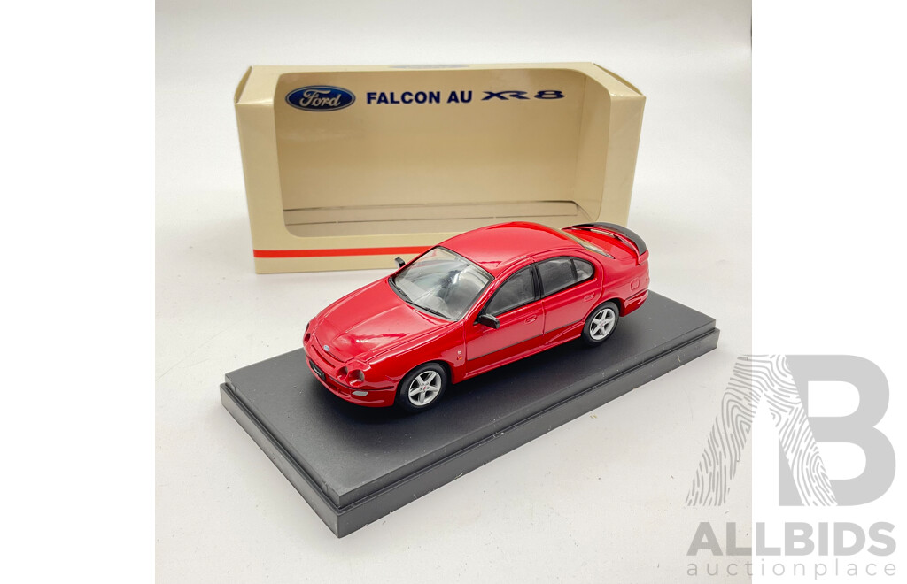 Biante Premium Diecast AU Falcon XR8, Hot Chilly Red with Certificate - 1:43 Scale