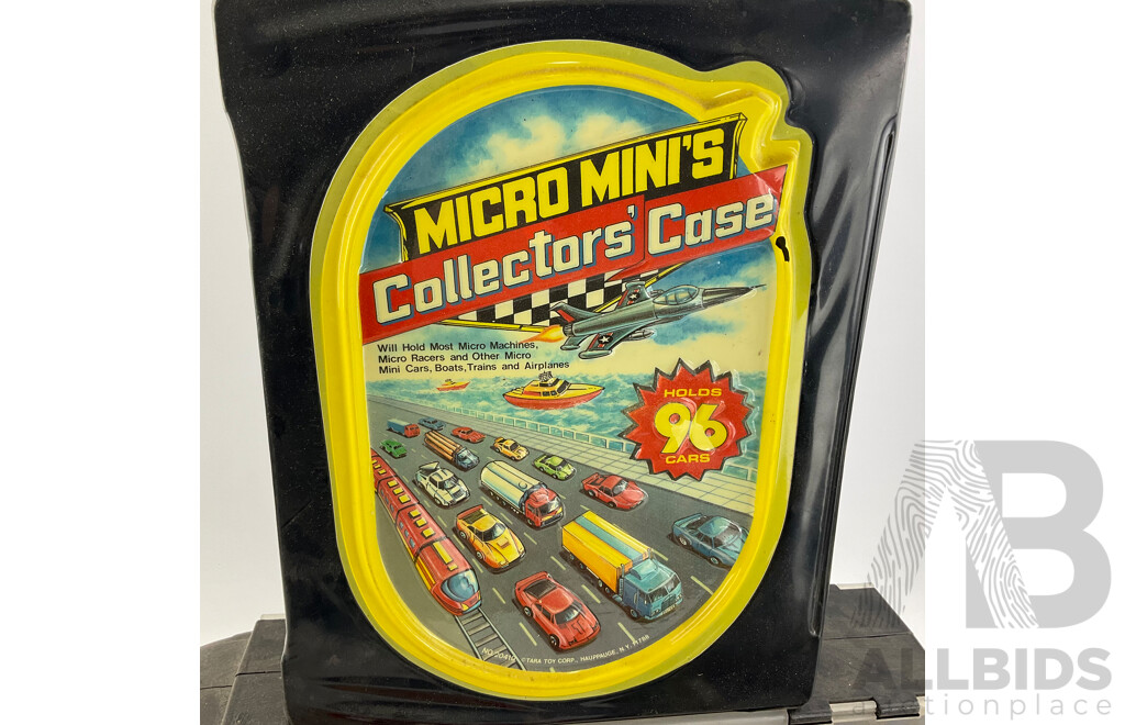 Collection of Diecast Car Containers Including Hot Wheels, Micro Mini's and Redbox