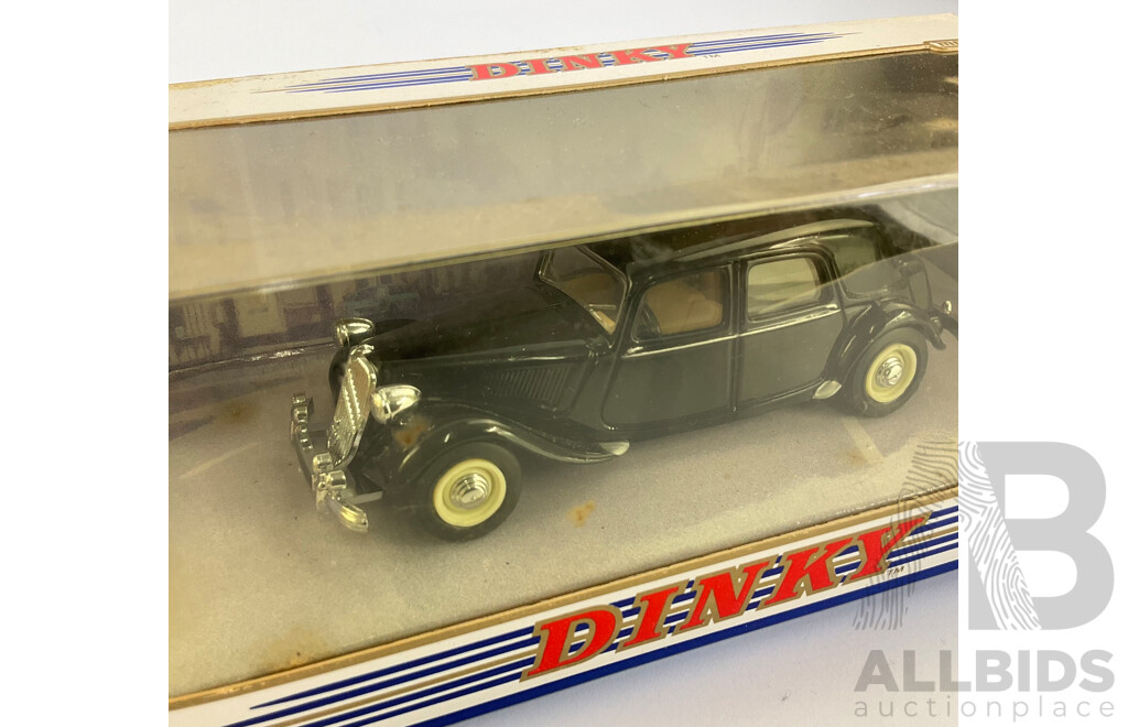 Vintage Matchbox Dinky Diecast 1955 Bentley R Continental and 1952 Citroen 15 CV - 1:43 Scale