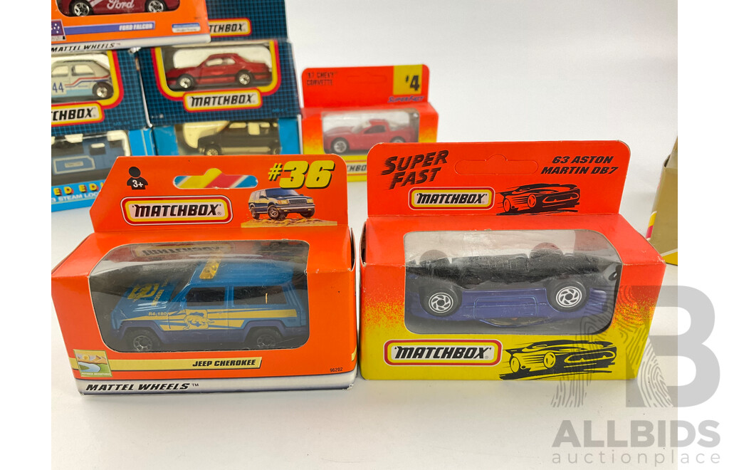 Collection of Mixed Era Matchbox Vehicles Australian Collectors Model, MB 43 Steam Locomotive and More