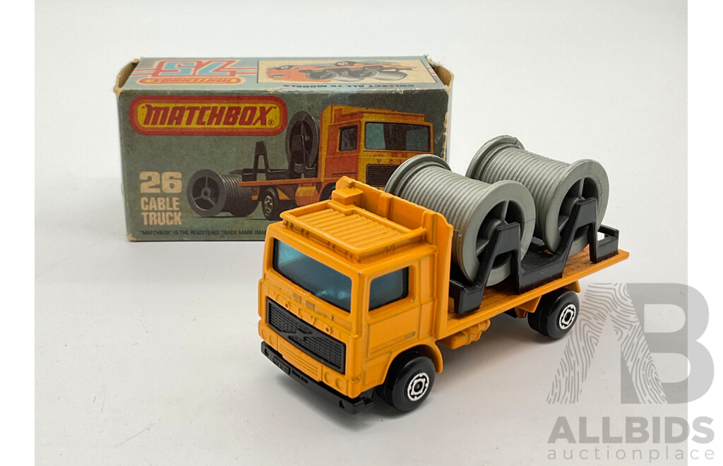 Vintage Matchbox 75 Cable Truck with Original Box (26)