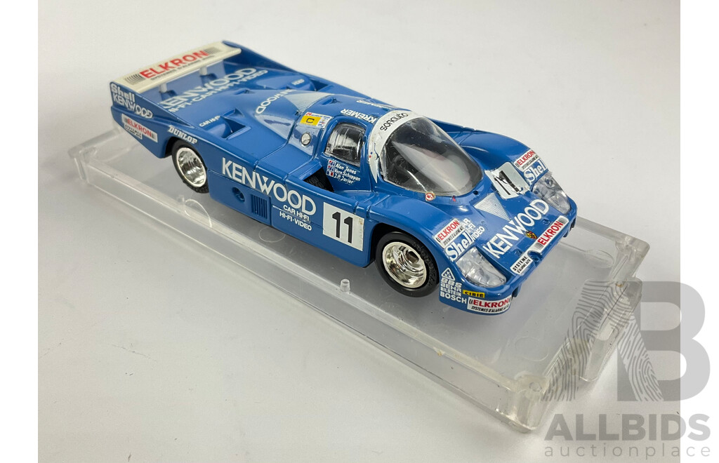 Vintage Diecast Elkron 1984 Porshe 956 Kenwood Le Mans - 1:43 Scale