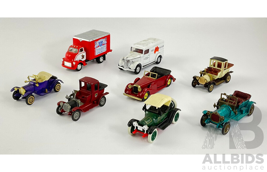 Collection of Diecast Matchbox Models of Yesteryear Vehicles