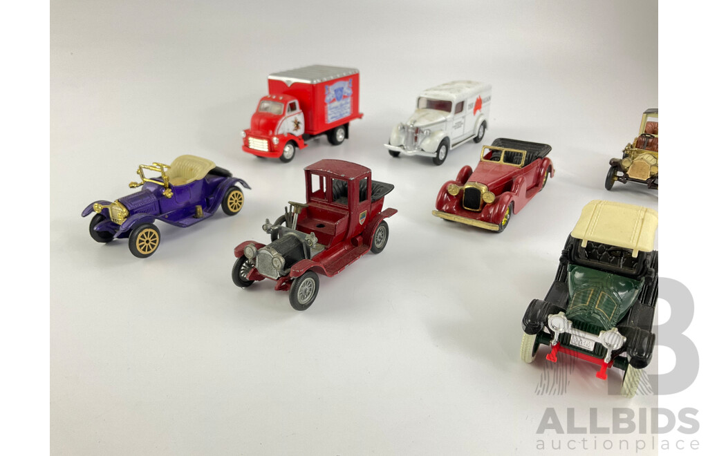 Collection of Diecast Matchbox Models of Yesteryear Vehicles