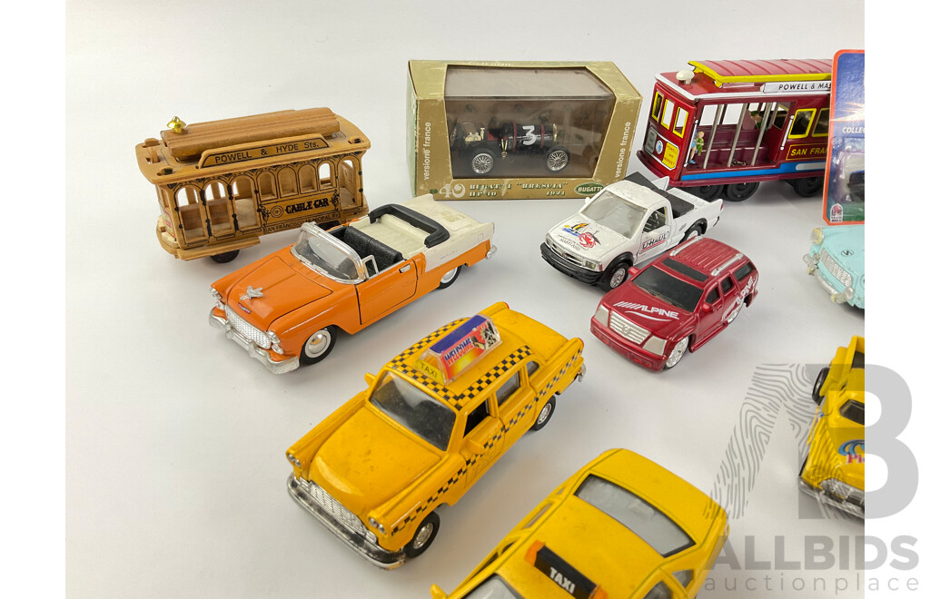 Collection of Diecast Vehicles Including Matchbox and Lledo