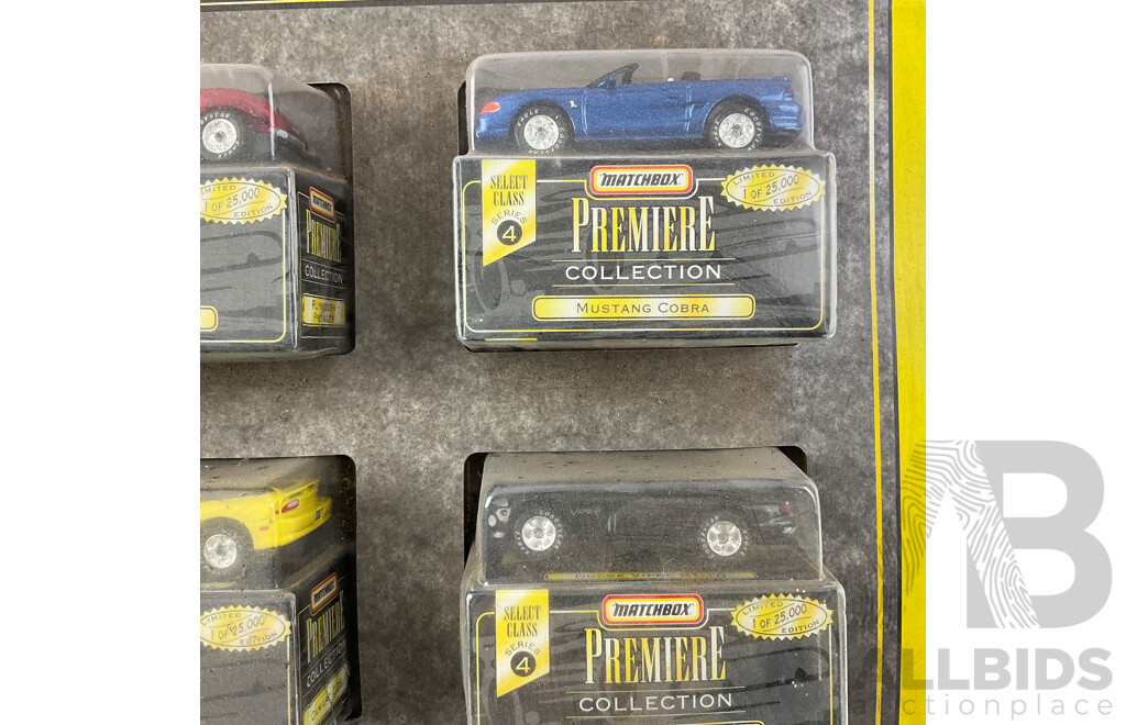 1997 Matchbox Premiere Collection Including Mustang Cobra, Camaro Z28 Dodge Viper and More