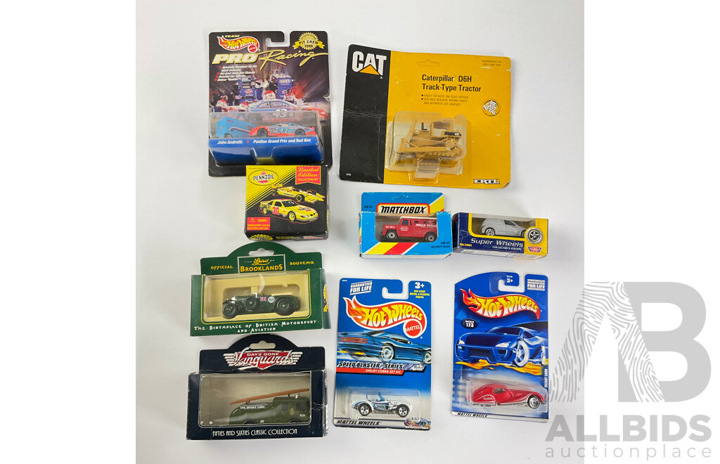 Collection of Boxed Diecast Vehicles Including Hot Wheels, Matchbox, Days Gone, Ertl