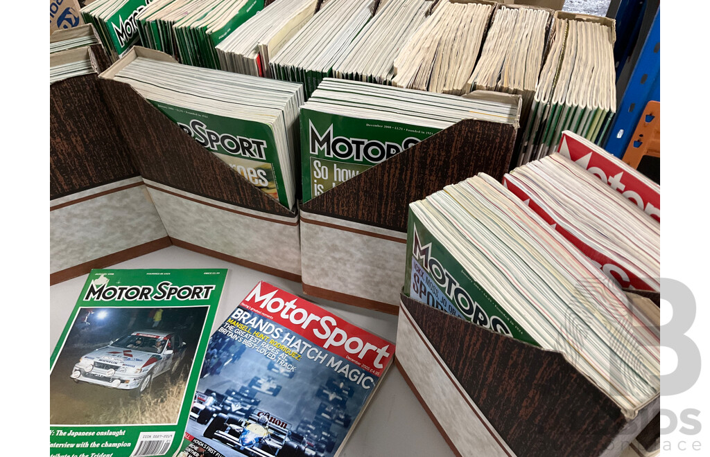 Motor Sport Magazine Collection January 1990 - December 2005, Approximately 185 Issues