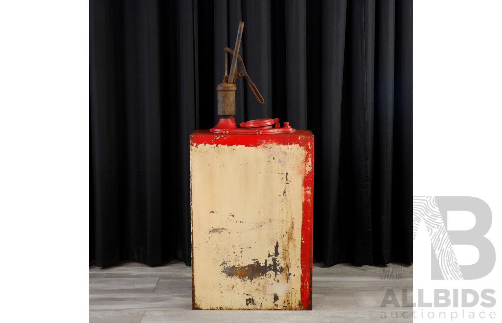 Vintage Caltex Oil Highboy