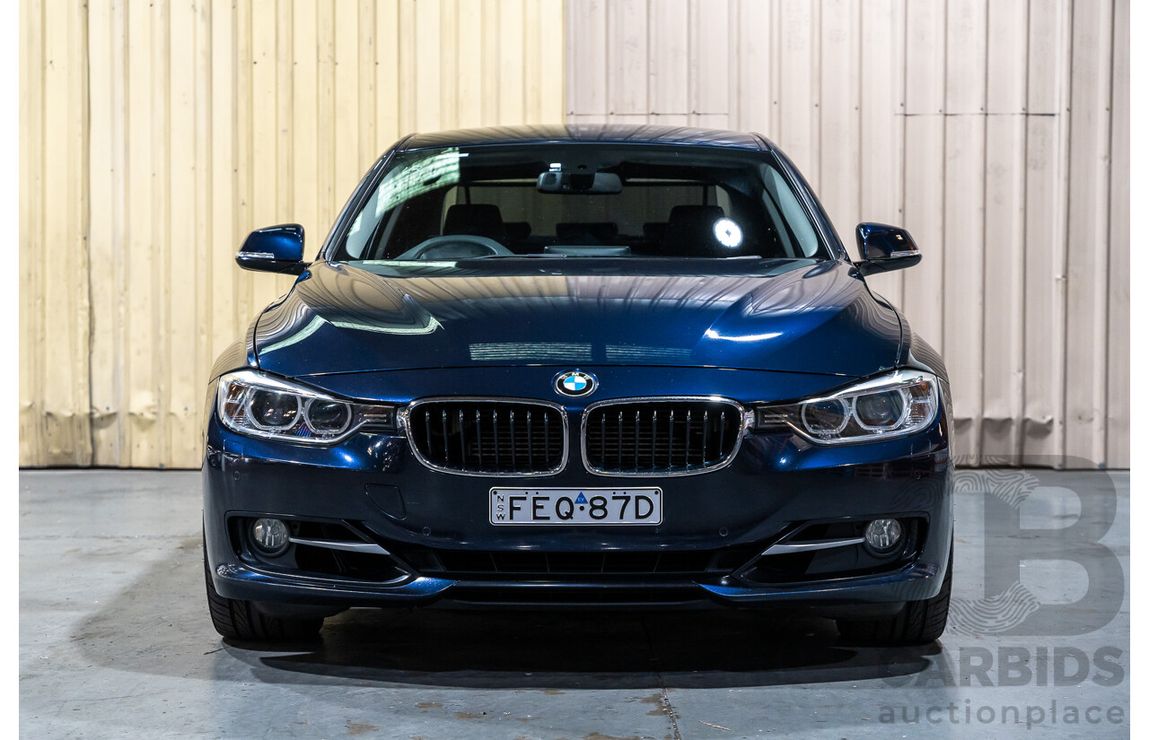 9/2013 BMW Active Hybrid 3 F30 Sport Line 4d Sedan Imperial Blue Metallic Turbo 3.0L / 40kw Hybrid