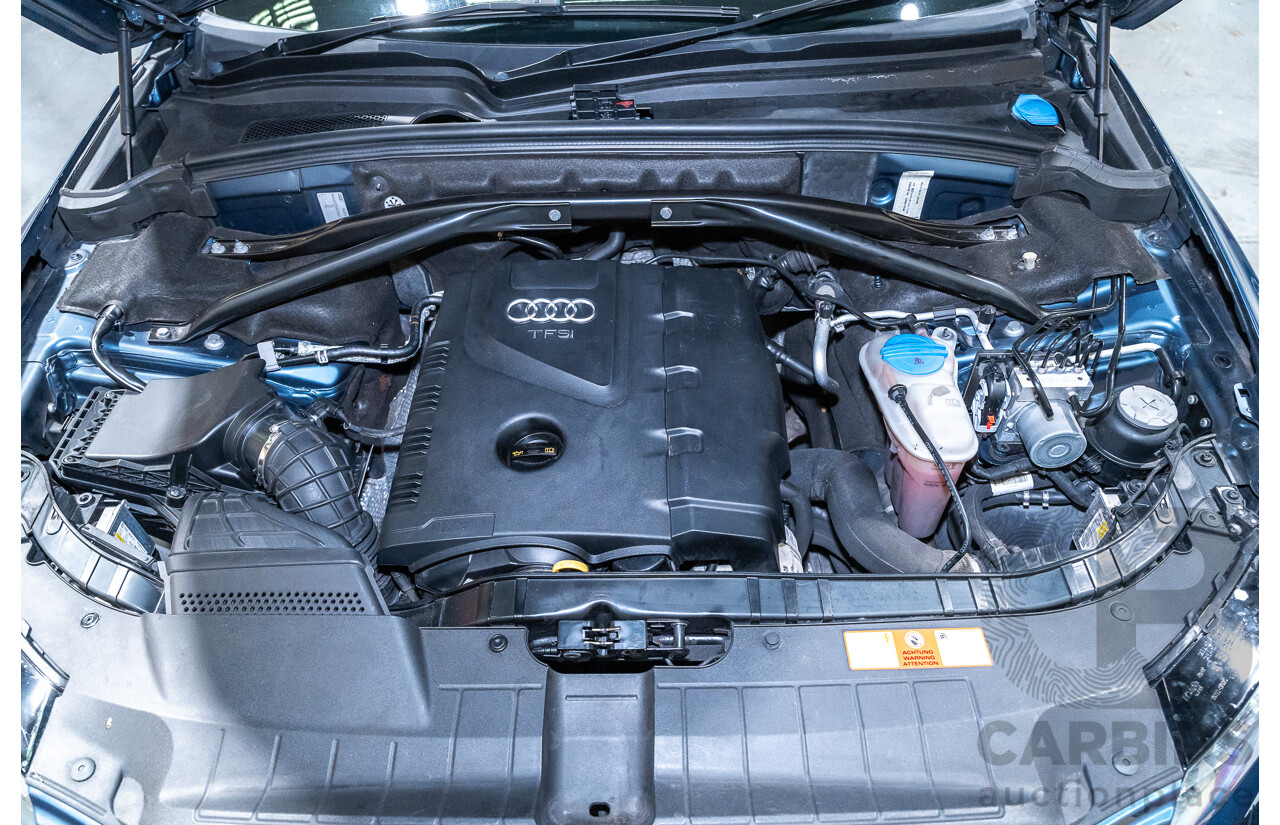 12/2008 Audi Q5 2.0 TFSI Quattro 8R 4d Wagon Metallic Blue Turbo 2.0L