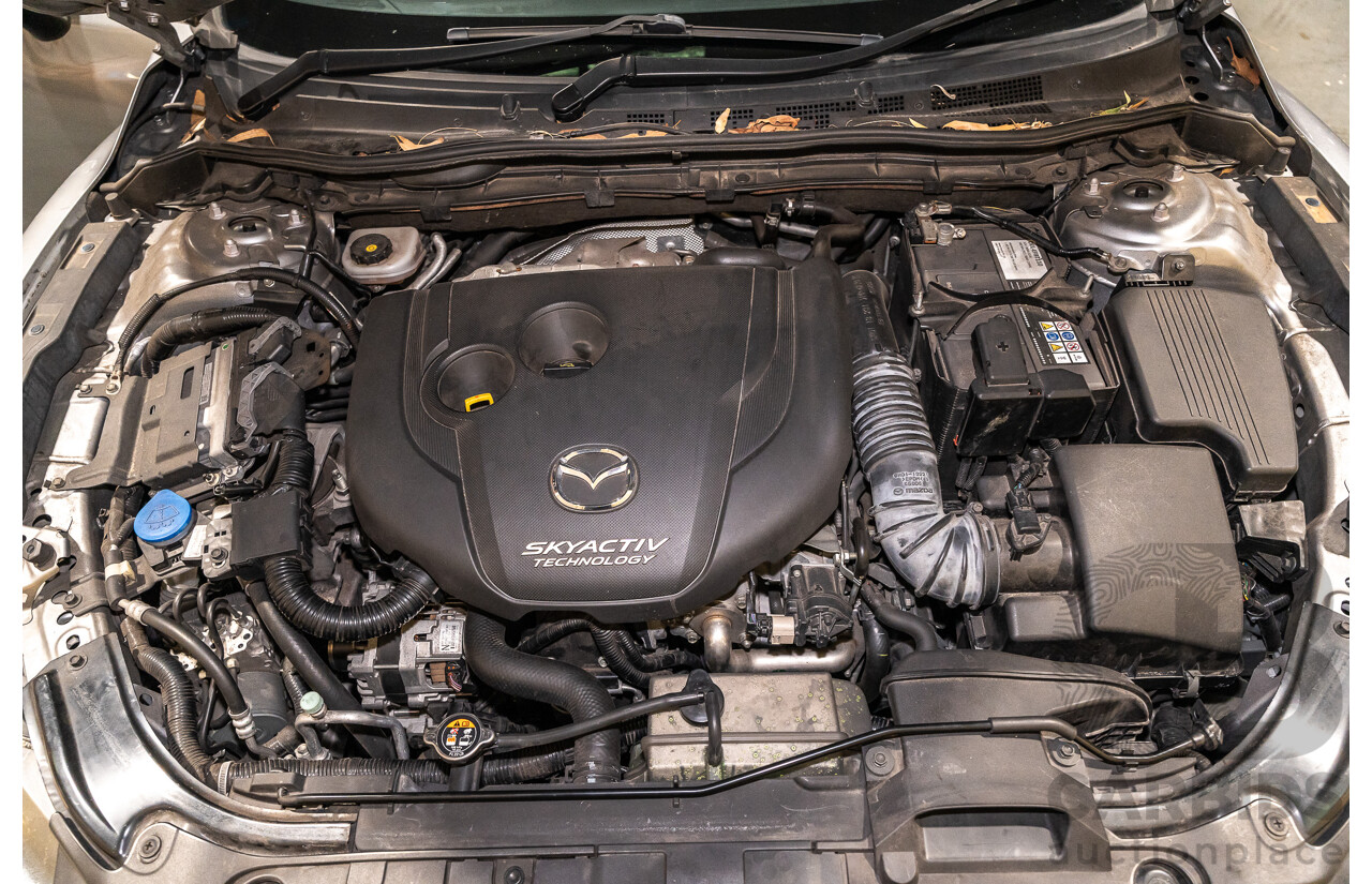 1/2014 Mazda 6 Atenza 6C MY14 UPGRADE 4d Wagon Metallic Silver Turbo Diesel 2.2L