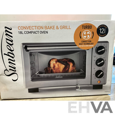 SUNBEAM Convection Bake & Grill 18L Compact Oven