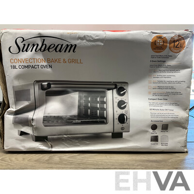 SUNBEAM Convection Bake & Grill 18L Compact Oven