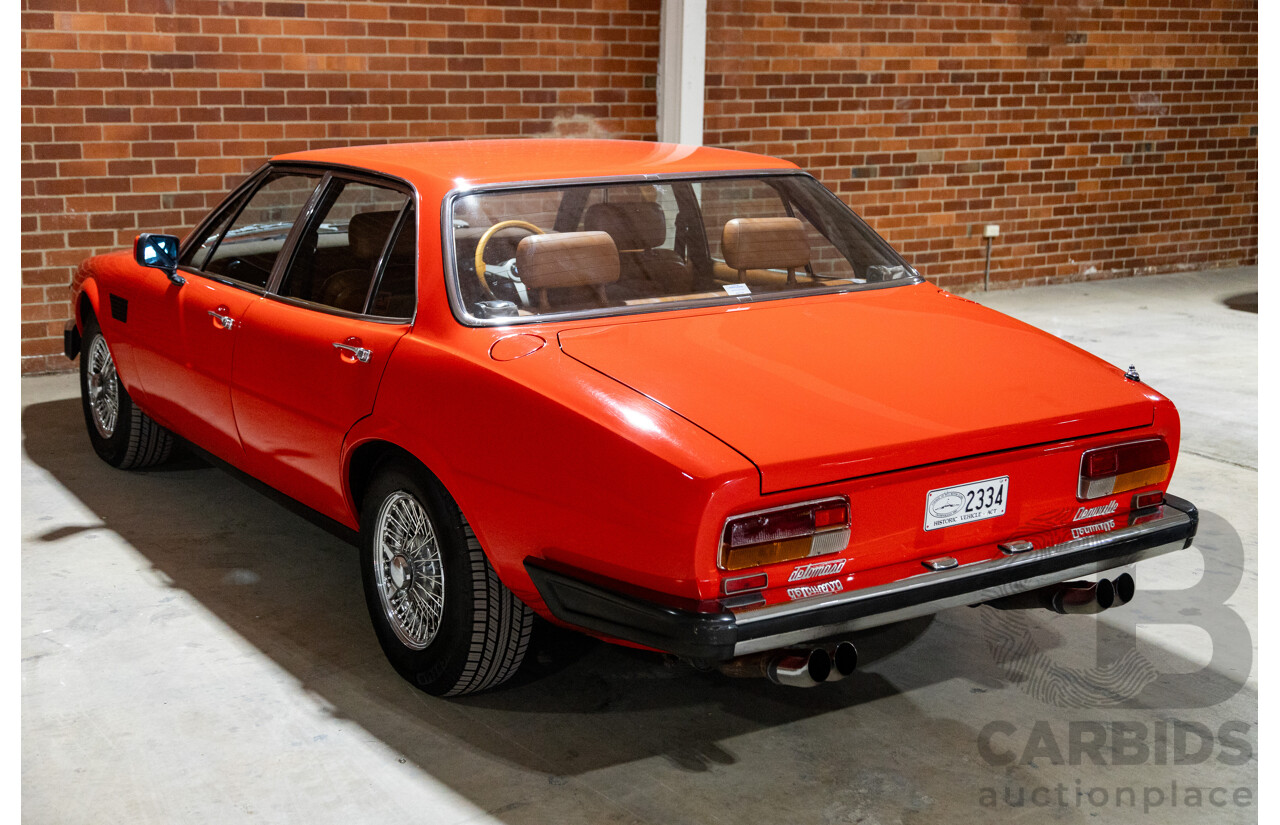 07/1985 De Tomaso Deauville Series 2 4d Sedan Red V8 5.8L