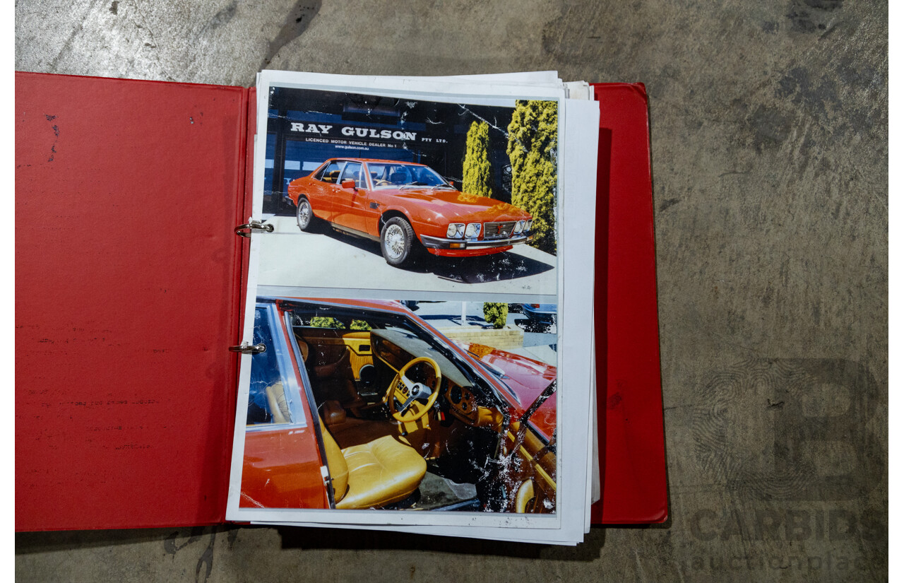 07/1985 De Tomaso Deauville Series 2 4d Sedan Red V8 5.8L