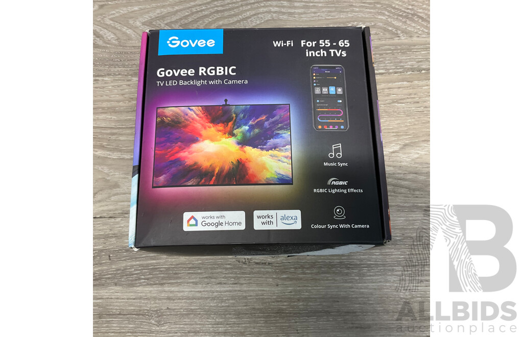 GOVEE RGBIC TV Backlight with Camera