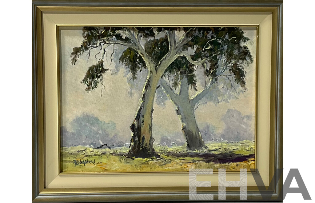 Robyn Shepherd, Rural Australia, Oil on Artists Board