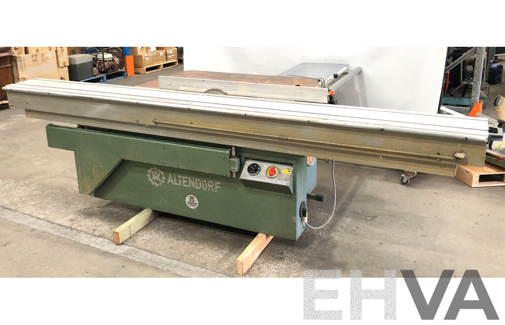 1984 Altendorf F90 3 Phase Sliding Table Saw