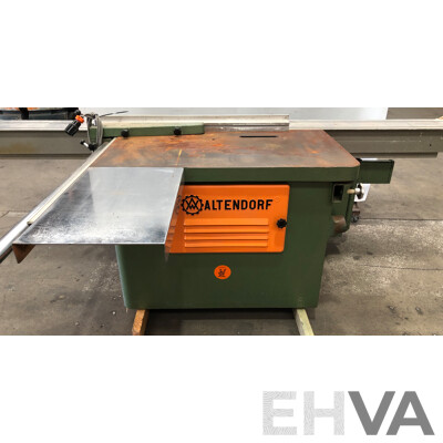 1984 Altendorf F90 3 Phase Sliding Table Saw