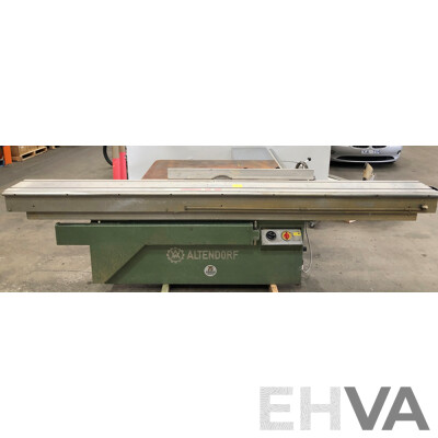 1984 Altendorf F90 3 Phase Sliding Table Saw