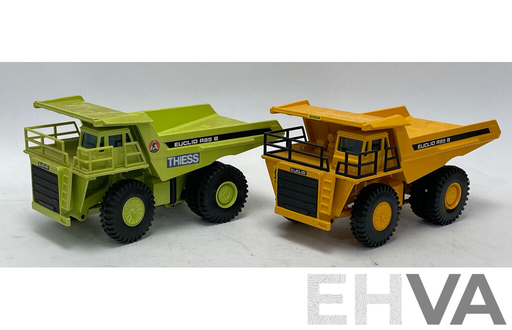 Joal Euclid R85B Dump Trucks - Lot of 2 - 1/50 Scale