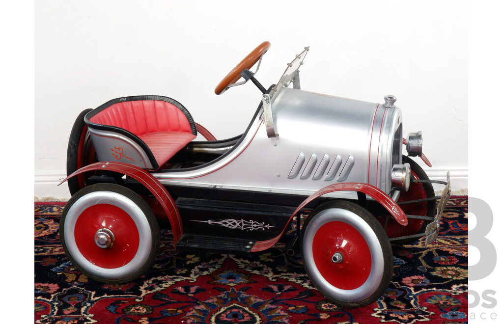 Reproduction Pressed Tin Pedal Car