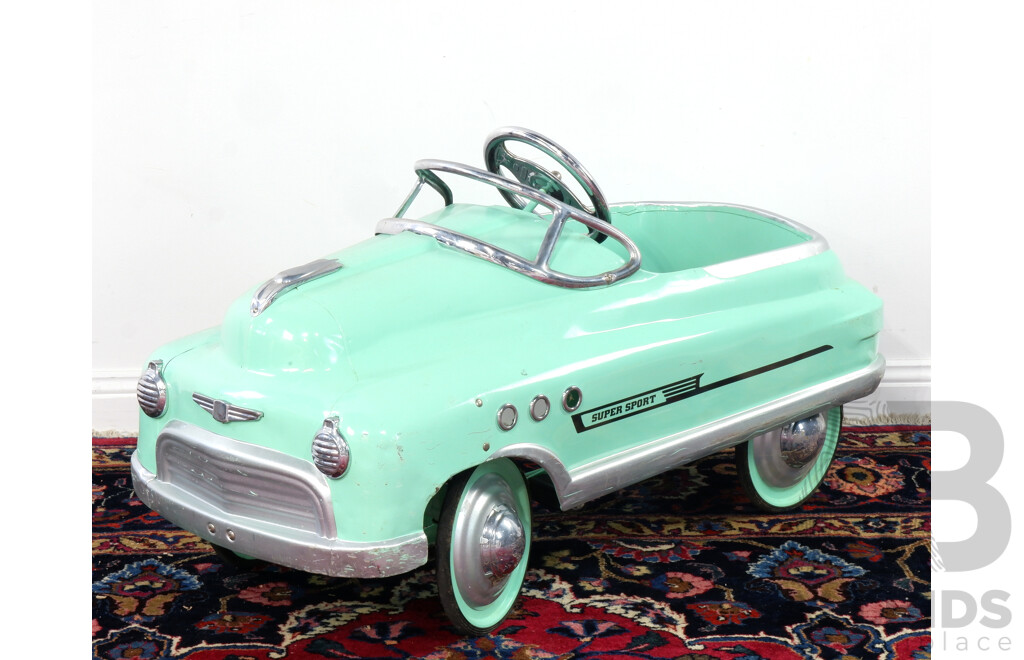 Reproduction Pressed Tin Pedal Car