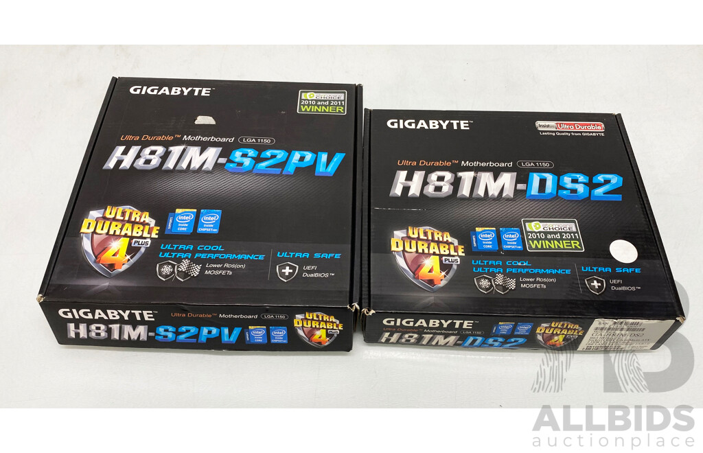 Gigabyte (H81M-S2PV & H81M-DS2) Motherboard