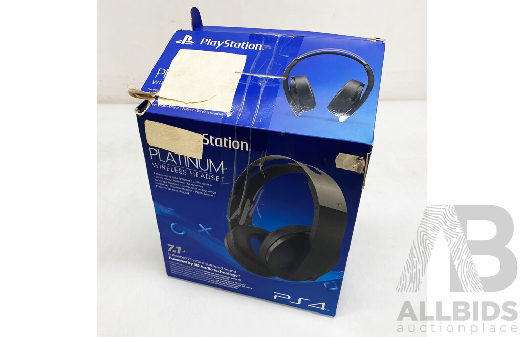 Sony Platinum PS4 Wireless Headset