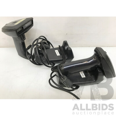 Denso (GT10B-SB) Wireless Barcode Scanner with Chargers - Lot of Five