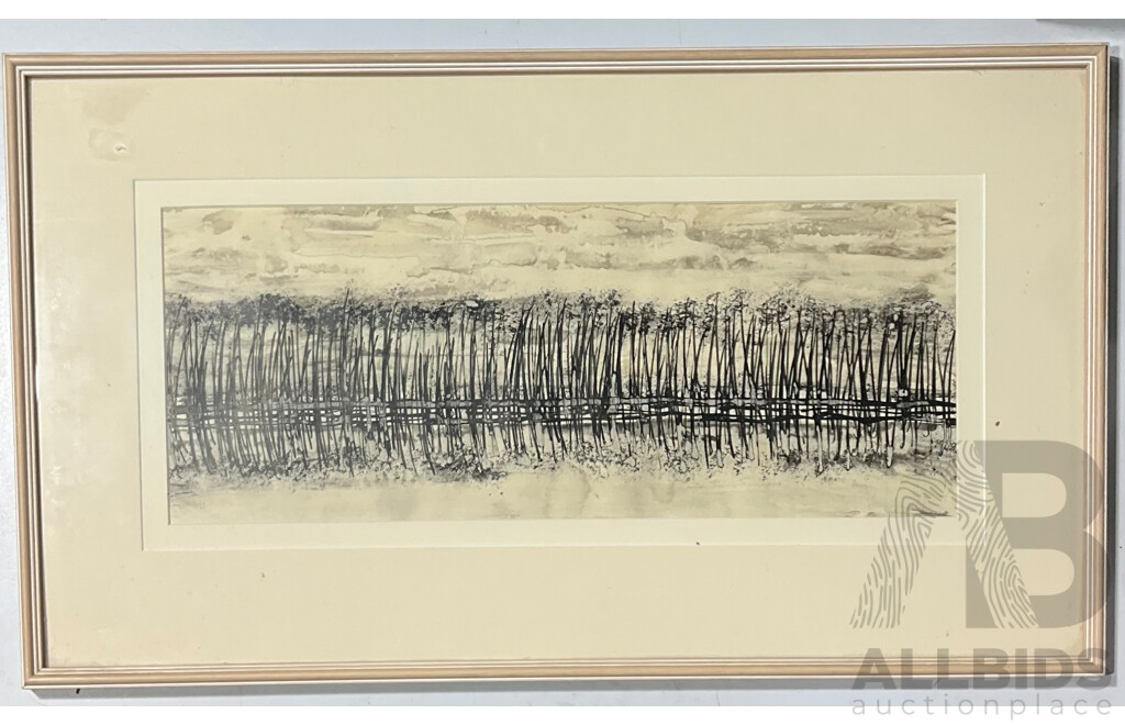 P. Lorde, Pair of Contemporary Landscape Works on Paper (2)