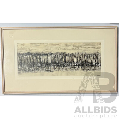 P. Lorde, Pair of Contemporary Landscape Works on Paper (2)