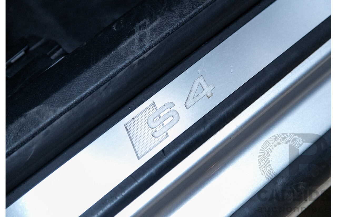1/2005 Audi S4 Quattro (AWD) B6 4d Sedan Metallic Silver V8 4.2L