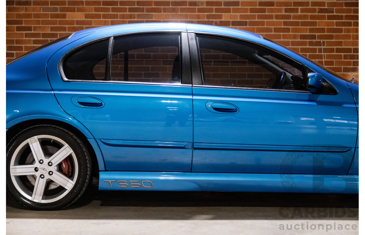 2/2002 Ford Tickford TS50 AUIII T3 Build Number #12 4d Sedan Blue V8 5.6L