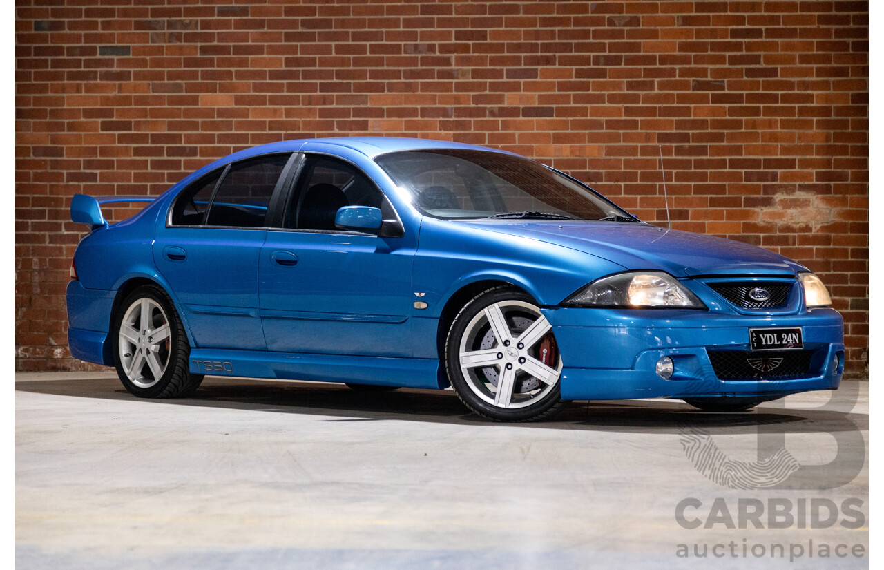 2/2002 Ford Tickford TS50 AUIII T3 Build Number #12 4d Sedan Blue V8 5.6L