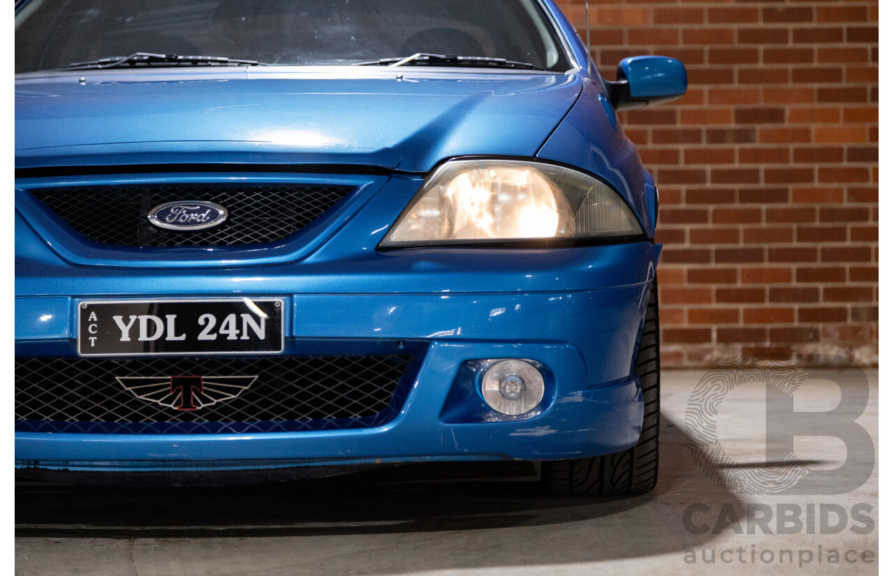 2/2002 Ford Tickford TS50 AUIII T3 Build Number #12 4d Sedan Blue V8 5.6L