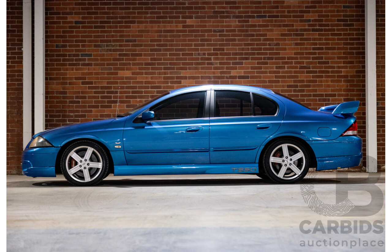 2/2002 Ford Tickford TS50 AUIII T3 Build Number #12 4d Sedan Blue V8 5.6L