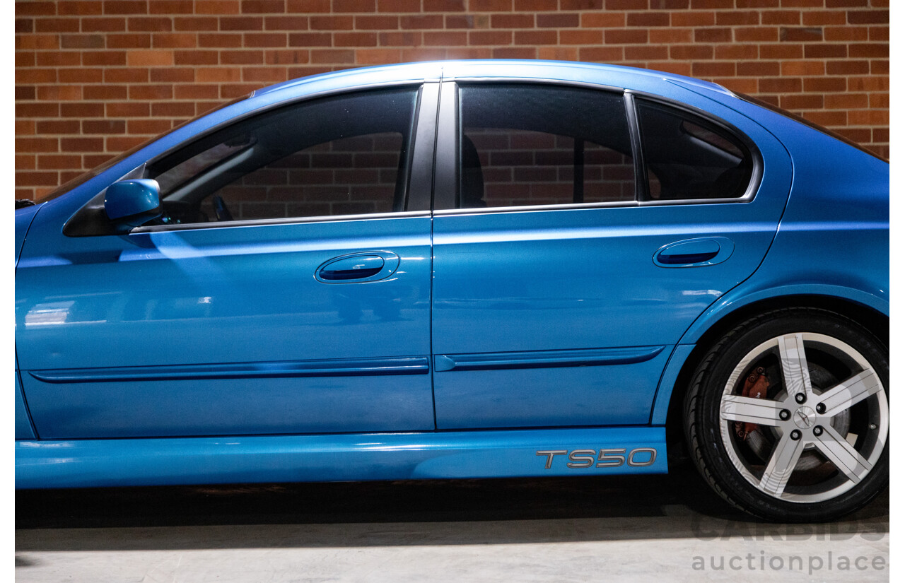 2/2002 Ford Tickford TS50 AUIII T3 Build Number #12 4d Sedan Blue V8 5.6L