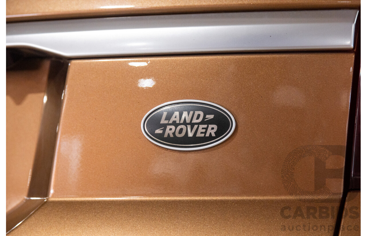 4/2016 Range Rover Range Rover Sport SDV6 SE LW MY16 (AWD) 4d Wagon Zanzibar Sunstone Copper Metallic Twin Turbo Diesel V6 3.0L