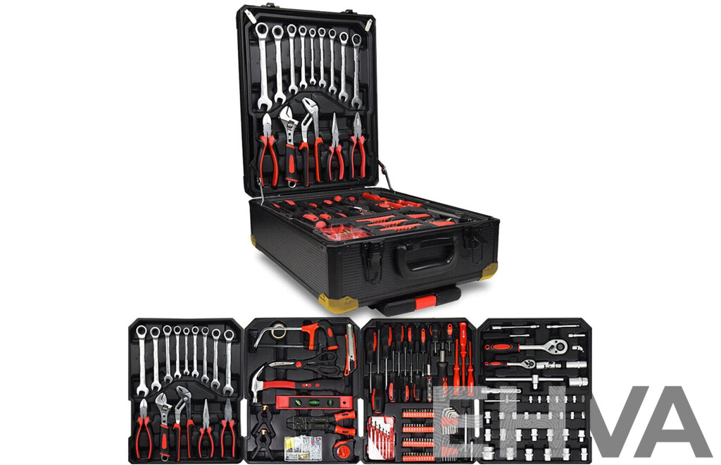 1000 Piece Tools Set with Ratchet Spanners - New