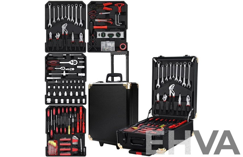 Giantz 816pcs Mechanics Tool Kit with Trolley Case  - New