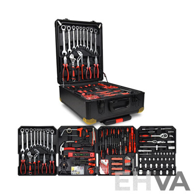 1000 Piece Tools Set with Ratchet Spanners - New