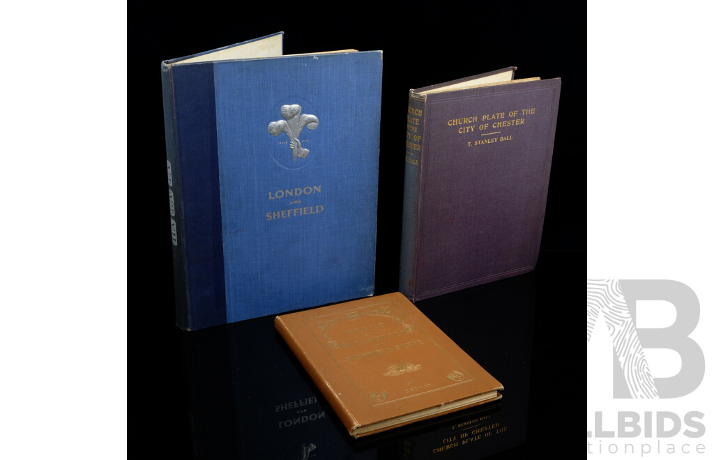 Collection Three Books Relating to Sheffield Silver Plate