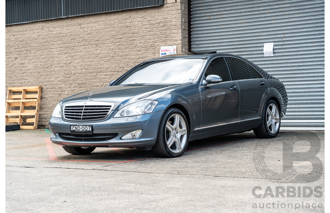 5/2009 Mercedes Benz S350 W221 09 Upgrade 4d Sedan Flint Grey Metallic 3.5L - Designo Optioned