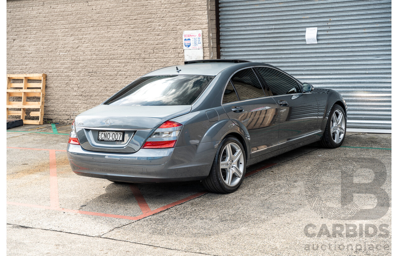 5/2009 Mercedes Benz S350 W221 09 Upgrade 4d Sedan Flint Grey Metallic 3.5L - Designo Optioned