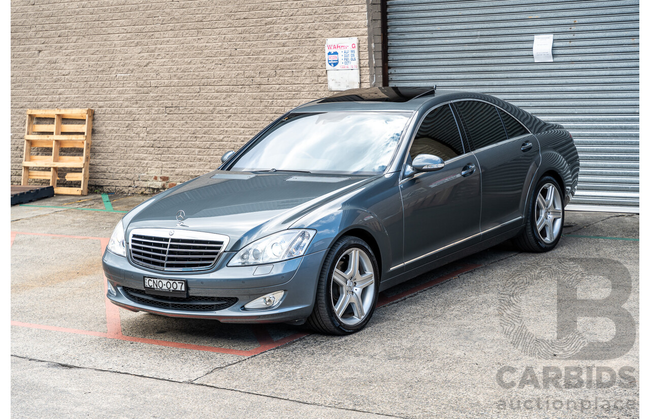 5/2009 Mercedes Benz S350 W221 09 Upgrade 4d Sedan Flint Grey Metallic 3.5L - Designo Optioned